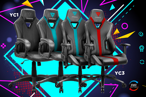 ThunderX3 представляет новые кресла YC1 и YC3